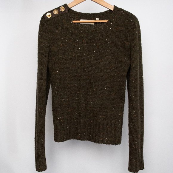Anthropologie Charlie & Robin Olive Green Sweater - Picture 1 of 7